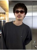 ダウンバングショート　ダークブラウン　アクティブショート