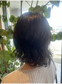 緩めパーマ