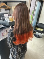 トリコ(ToricO) グラデーションカラー オレンジカラー ダブルカラー