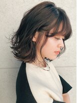 【GARDEN 田中麻由】耳掛けゆるウェーブ毛先パーマ