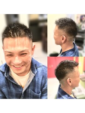ディーリンク 南橋本店(HAIR MAKE DLINK) フェード短髪