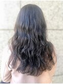 ♯セミウェットウェーブコテ巻き風パーマ