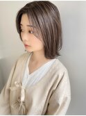 [高田馬場]愛されグレージュレイヤーボブウルフ