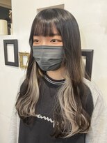 トロニー(TLONY) インナーカラー　エクステロング　ホワイトベージュ　/miaki