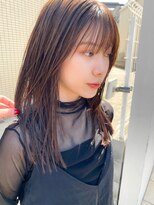 オーシャン(Ocean)&nbsp;［OCEANHair&Life水田成美］ぱっつん前髪ナチュラルアースカラー