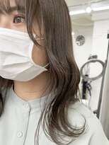 イコ 表参道原宿(ico)&nbsp;ブリーチなし　オリーブベージュ