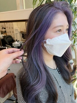 グーフィートーキョー 銀座(Goofy Tokyo) フェイスフレーミング/ラベンダー/前髪インナーカラー/704