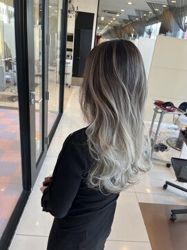 アース 石巻店(HAIR&MAKE EARTH) バレイヤージュカラー