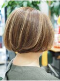 20代30代40代デザインハイライトスタイル ボブ