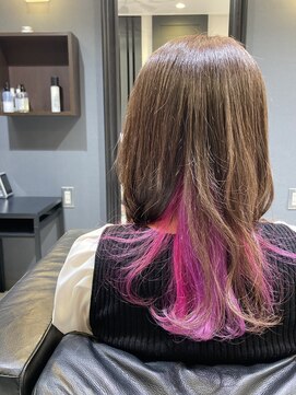 アイディー ヘアメイク(iDhair&make) 2色インナーカラー