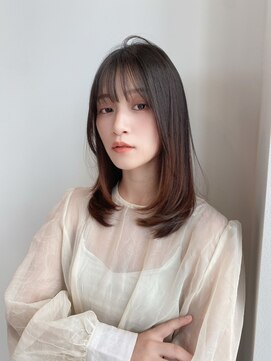 ベル 流山おおたかの森(BELLE) 前髪/レイヤーロング/オータムブラウン[流山おおたかの森駅]