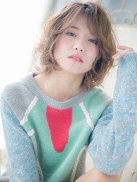 モッズ ヘア 福岡姪浜店(mod's hair) mod's姪浜/イメチェン大人ハイライトくせ毛風エアリーミディh