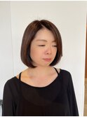 大人女性　丸みボブ☆小林