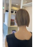 丸くならないぷつっとBOB×ヘイリーボブ×ヘーゼルベージュ