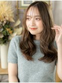 カーキグレージュ顔回りレイヤーモテロングa浦和20代30代40代