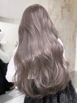 ソル 栄矢場町(SOL) ラベンダーミルクティーフェミニンロンググレージュ韓国風巻き