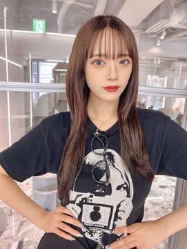 ジーナ 名駅(XENA.) ラベンダーミルクティー/韓国風巻き/姫カットレイヤー★46