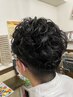 6月限定　メンズカット+髪に優しいパーマ