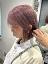 ワープ 青葉台(WARP)&nbsp;ピンク/ダブルカラー/ブリーチ/青葉台