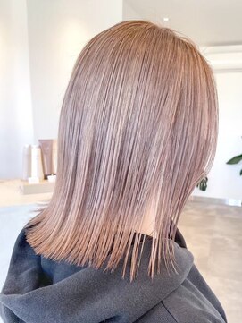 ムク 横浜店(muku) 横浜ダブルカラーミルクティーベージュカラーケアブリーチ韓国