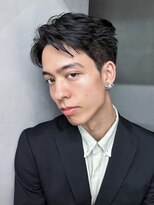 アルバム 渋谷パルコ(ALBUM) ブルーブラックスパイキーショートスペインカール_F40120