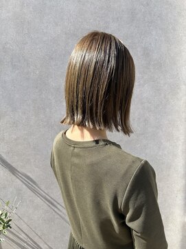 カプロアシヤ(Capullo.Ashiya) オリーブベージュボブ