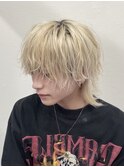 ハイライト/マッシュパーマ/ウルフ/アッシュブラック/八王子駅