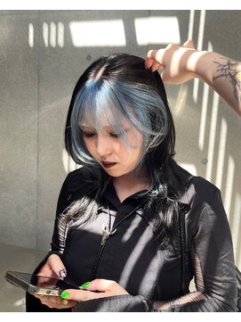 ヴァーディ オモテサンドウ(Vardy omotesando) inner/みずいろ ペールブルー フェイスフレーミング