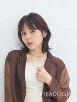 ソーエン バイ ヘッドライト 大橋店(soen by HEADLIGHT) ウルフボブレイヤー×小顔×ココアベージュ/オリーブグレー/黒髪