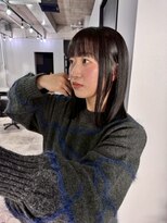 ネオ(neo.)&nbsp;ワイドバング/ダークカラー/暗髪/ストレートヘア