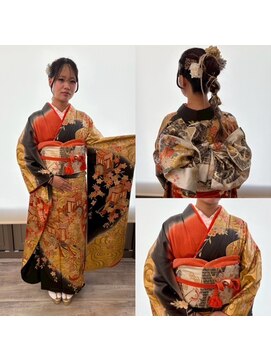 エムツージェイ(M2J) ヘアセット＆振袖