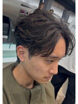 フィフスパーク(fifth PARK) 渋谷微分けmen'sフェザーパーマセンターパートフェザーショート