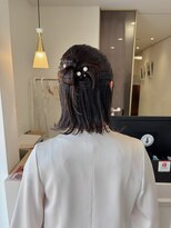 クオレア(CUOREA)&nbsp;カチモリハーフアップ♪