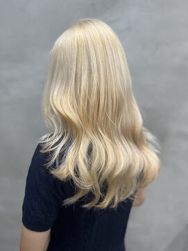 エッジ 下北沢(edge.) 下北沢ブリーチ｜ミルクティーブロンドロング