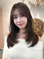 ユニ 表参道(uni)&nbsp;10代20代30代/韓国風レイヤーカット/ヨシンモリエギョモリ