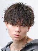 【広島】色気シャドウパーマ×毛流れマッシュ