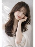顔周りレイヤーカット_韓国調布ハッシュカット前髪カットウルフ