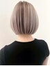 【新規】 艶も透明感も叶うケアブリーチカラー ¥21300