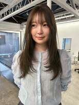 パーク(PARK)&nbsp;ロングレイヤーカット ミントカラー 透明感ヘア