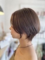 ヴィフ ヘアアンドデザイン(Vif hair&design)&nbsp;ノンブリーチミルクティーブラウン×洗練ショート