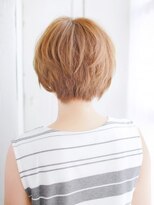 ヘアメイク ナル(hair make nalu)&nbsp;ハイトーンカラーのナチュラルストレートスタイル