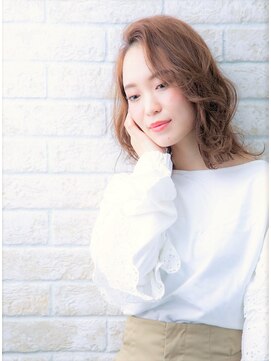 ソア 武蔵小杉(SOAR) トリートメントボルドーベージュカラーのワンレンセンターパート