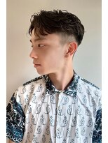 ノク(nok)&nbsp;韓国風センターパート２ブロック_サイドパートショート