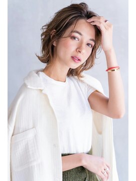 クロム バイ リエット(Chlom by Lietto) Chlom☆新宿 ライトベージュミディアムボブ