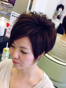 サロン ド ウィズ 瑞江店(Salon de With) アシメショートカット