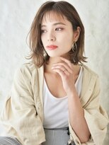 ケーツー心斎橋 クイーンズガーデン バイ ケーツー(K two QUEEN'S GARDEN by K two) 耳かけ切りっぱなしボブ×シースルーバング2/心斎橋&難波&なんば