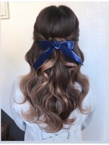 ヘアセットサロン アッシュ 神戸三宮(Ash) きれい系ナチュラルハーフ