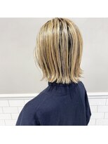 フェンヘアーアイス 中目黒(Fen.hair ici)&nbsp;ボブ　ブリーチハイライト　大人かわいい