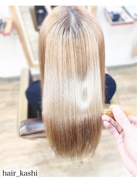 エイト プラット 渋谷2号店(EIGHT plat) ブリーチ縮毛矯正6月1日柏