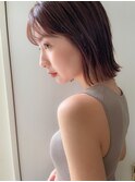 momo 幼くならない大人っぽボブ×メルティブラウンカラー☆